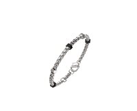 Armband Bikkembergs Herr Action in Stahl Diamante 0.01 Ct BOLB01WB - BOLB01WB